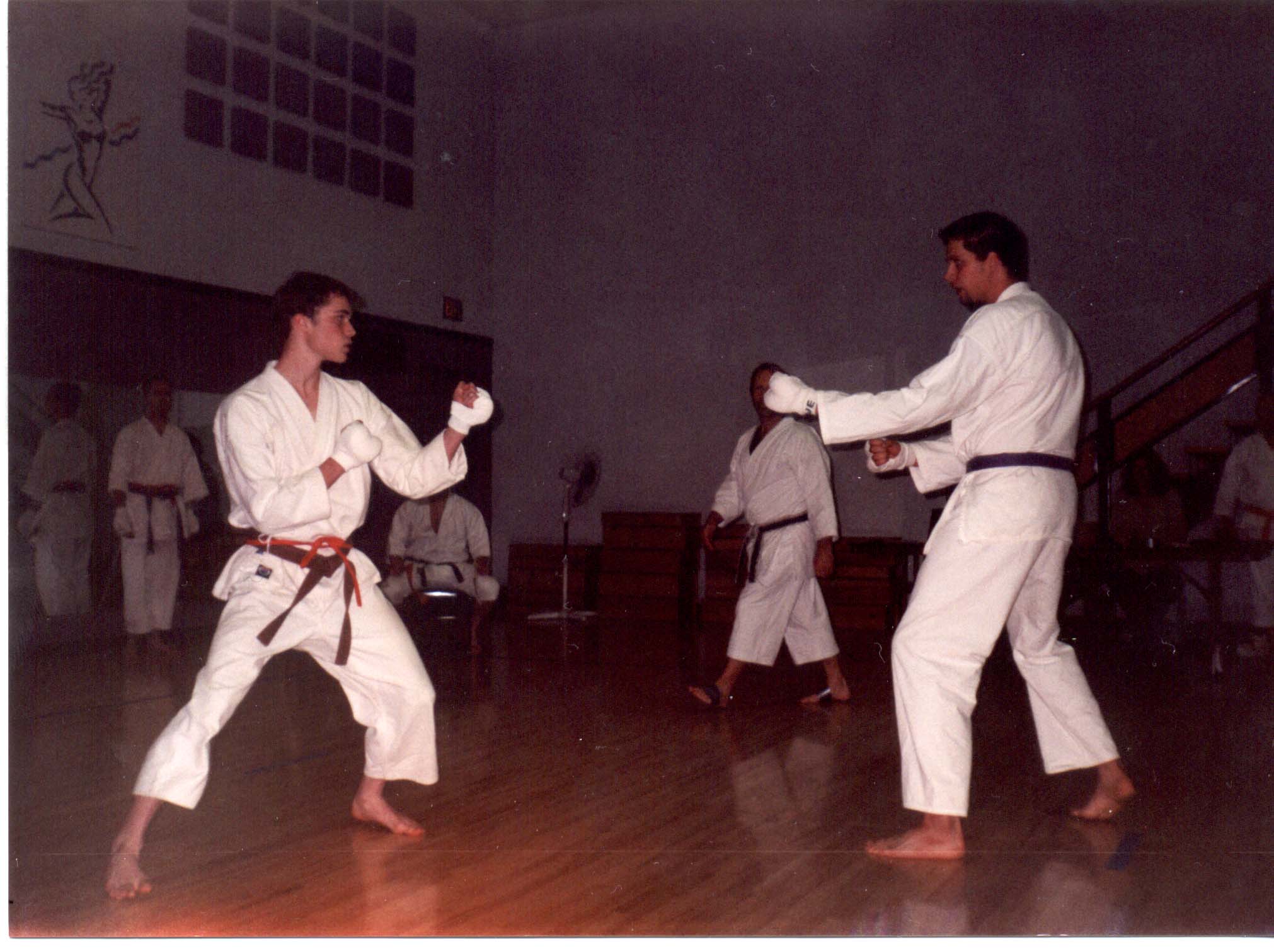 Me Sparring as 3rd kyu